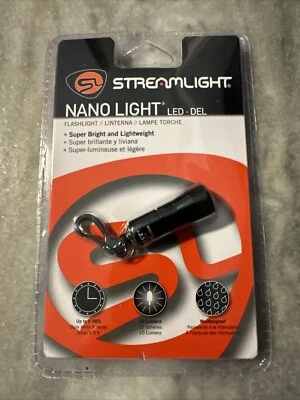 Streamlight Black Nano Light Flashlight
