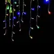 【北熊の天空】LED冰條燈 彩色 USB供電 瀑布燈 聖誕串燈 庭院造景 波浪串燈 窗簾燈(冰條燈 LED燈串)