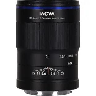 【LAOWA】老蛙 50mm F2.8 CA-Dreamer 2:1 Macro 2x for M43 MFT(公司貨 超微距鏡頭 手動鏡頭)