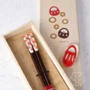 Cute Japanese Chopsticks with Chopstick Holder