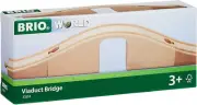 Brio World 33351 - Viaduct Bridge - 3 Piece Wooden Toy Train Accessory for Ki...