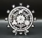 Glow in the Dark Legend of Zelda Skyward Sword Gate of Time Inspired Plaque