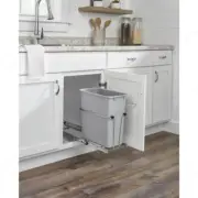 20-Quart Rev-A-Shelf Universal Trash Can Kitchen Waste Bin Garbage Pullout Under