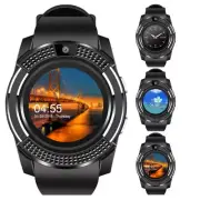 Men Smart Watch Camera SIM Card Slot Hands-free Bluetooth Call Message Reminder
