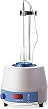 Lab Magnetic Stirrer, Heating Mantle Laboratory Thermostatic Heater, Adjustable Stepless Speed, Temperature Control, 300℃ Heating Temperature, for Lab Liquid Heating, Stirring