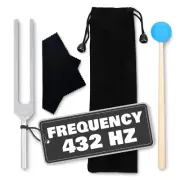 432 Hz Tuning Fork Set – 7.2" Deformation Resistant Chakra Tuning Forks Made of