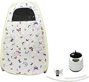 KOVFBRO Portable Sauna,Steam Generator Sauna,SPA larger Tent, Sauna Cabin Steam Sauna 220V 2L 1KW AU Plug,Cranes Beige