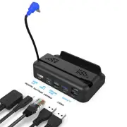 100W USB3.0 TV Docking Station For Steam Deck 5 in 1 Hub Stand Dock 4K HDMI a