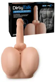 PDX Dirty Talk Interactive Bad Boy Vibrating Masturbator