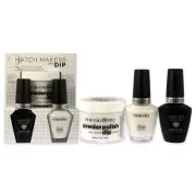 Match Makers Plus Dip - Flirt by Cuccio Colour for Women - 3 Pc 1.6oz Pro Pow...