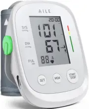 AILE Automatic Blood Pressure Monitor with Large Cuff & 198 Memory Records