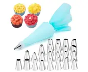 24pcs Piping Bags Nozzles Set Cake Decorating Pastry Set Icing Piping Kit