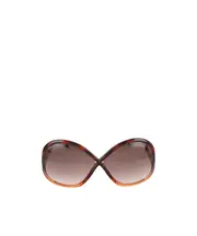 Geometric frame sunglasses 64 Brown
