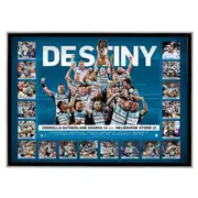Cronulla Sharks 2016 NRL Premiers Limited Edition Destiny Sportsprint Framed