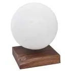 Floating 3D Printing Magnetic Levitation LED Moon Lamp Night Light W/3 Color ES