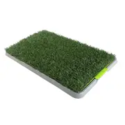 Pet Dog Potty Tray Training Toilet + 1 Grass Mat 69cm x 43cm