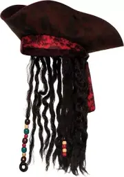 Underwraps Pirate Hat Adult Halloween Costume Accessory Swashbuckler 30590