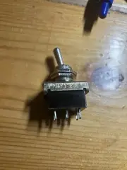 1pc Power Toggle Switch On-On 6P DPDT 6A 110V 3A 220V Solder terminal Tube Amp