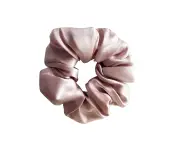 Culturesse Laurie 10cm Mulberry Silk Scrunchie Hair Tie Women's Accessory Plum