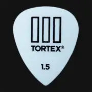 Dunlop Tortex TIII III White 1.50mm Picks Plectrums 1 2 3 4 5 6 10 12 20 24 36