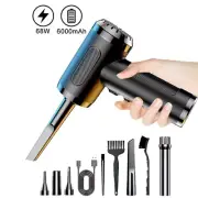50000RPM Portable Compressed Air Duster Blower Cleaner Rechargeable Keyboard Com