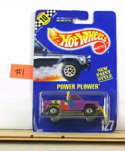 Hot Wheels Power Plower BP127 Purple With CT B4