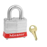 Master Lock | Laminated Steel Safety Padlocks, 1-Pack | SKU: 3RED