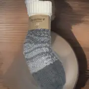 BearPaw 1 Pair Sherpa Lined Lounge Slippers Socks, Fits Sock 9-11, Shoe 5-10