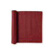 Madras Link Jetty Table Runner Berry Red 35x200cm