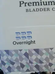 Because Premium Overnight Plus Bladder Control Underwear Size S/M White 20 Count