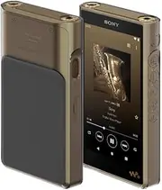 Flexible Clear TPU Shock-Absorbent Protective Skin Cover Shell Case for Sony Walkman NW-WM1AM2 WM1ZM2 (Black)