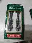 Kmart Trim A Home Christmas Village Accessory Black Lamp Posts