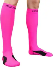 Graduated 20-25Mmhg Compression Running Socks for Shin Splints (Pair)