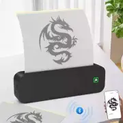 Portable A4 Thermal Printer Bluetooth Inkless Wireless Tattoo Stencil Transfer P