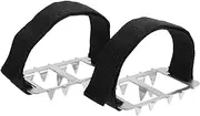 [NULYLU] Shoe Ice Gripper Spikes Mountaineering Anti-Slip Claws Boys and Girls Adults Non-Slip Crampons Versatile Outdoor Gear