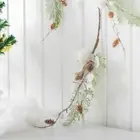 Snow Ball Pine Vine Artificial Branches Christmas Hanging Decor Fake Plants