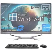 All IN One 27 " Curved G460 RAM 4gb SSD 120gb Windows 11 Pro PC Aio PC Fixed _