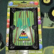 Mini Pool Table for Kids Fun Billiards Tabletop Games Small Pool Tabletop Gam...