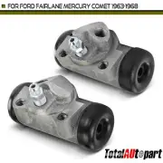 2Pcs Drum Brake Wheel Cylinder for Ford Mustang Thunderbird Mercury Edsel Rear (for: Ford)