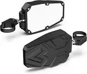 TXZSXS UTV Side Mirrors with 1.5-2 Roll Bar, RZR Side Mirrors Compatible with Polaris RZR, Can Am Maverick X3, Kawasaki Teryx, Talon, Arctic Cat Wildcat, Gator, CFMOTO, Pioneer Rhino, Yamaha YXZ