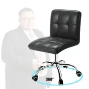 360° Office Desk Chair,PU Adjustable Rolling Task Chair with Backrest for Bar...