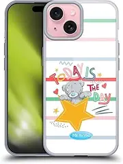 Head Case Designs Officially Licensed Me to You Today is The Day Retro Fun Gel Case [Military Grade Protection] Compatible with Apple iPhone 15 and Compatible with MagSafe