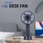 Mini Portable USB Hand Fan Rechargeable Battery Operated Cooling USB Desk Table