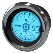 Autotecnica Boost EGT Voltmeter 3-in-1 LCD Gauge 52mm LCBE