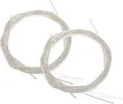JOINPAYA Acoustic Guitar Strings Nylon String 2 Pack Silver-plated Bass Accessories Longevity