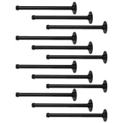 12 Pack 12" Heavy Duty Industrial Pipe Shelf Brackets Wall Mounted Shelf Support
