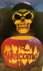 Pumpkin Masters Floating Skull Illusion Carving & Lighting Kit Battery Operated