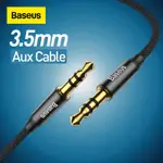 倍思 BASEUS AUX 電纜插孔 3.5MM 音頻線揚聲器電纜, 用於 MP3 耳機汽車 AUX 電纜輔助線
