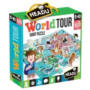 Headu 60cm World Tour Kids/Children Fun Interactive Giant Jigsaw Puzzle 5y+