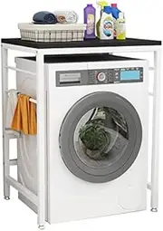 Laundry Shelf Over Washing Machine Storage Unit for Front Loader Washing Machine & Tumble Dryer Free Standing Bathroom Storage Stand